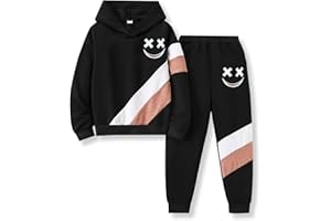 Vitalique Size 5-13 Years Boys Summer/Spring Outfits Set Short Sleeve T-Shirt & Pants Kids Boys Fall Fashion Clothes Sets