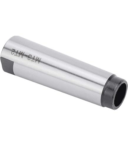 Morse Taper Drill Sleeve Adapter - R8 To MT1, Alloy Steel, For Mill & Drill Press