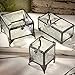 Glass Box Jewelry Chest Trinket Keepsake Display Decorative Clear Vintage Stained Glass Ring Dish Gift J Devlin Box 153-2