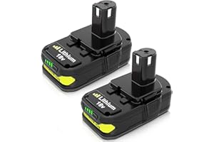 EAGGLEW 2Pack 18V 3.6Ah P102 Replacement Battery for Ryobi 18V Battery Lithium Compatible with Ryobi Battery 18v P102 P103 P104 P105 P107 P108 P109 P122 Compatible with Ryobi 18v Cordless Power Tools (Green)
