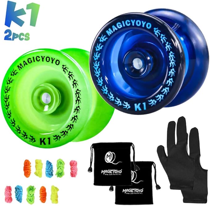 MAGICYOYO Pack of 2 Responsive YoYo, K1 Plus Dark Blue,Grow