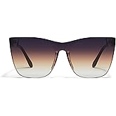 QUAY - Men's Sunglasses, Oversized Square Shades, UV Protected Lenses