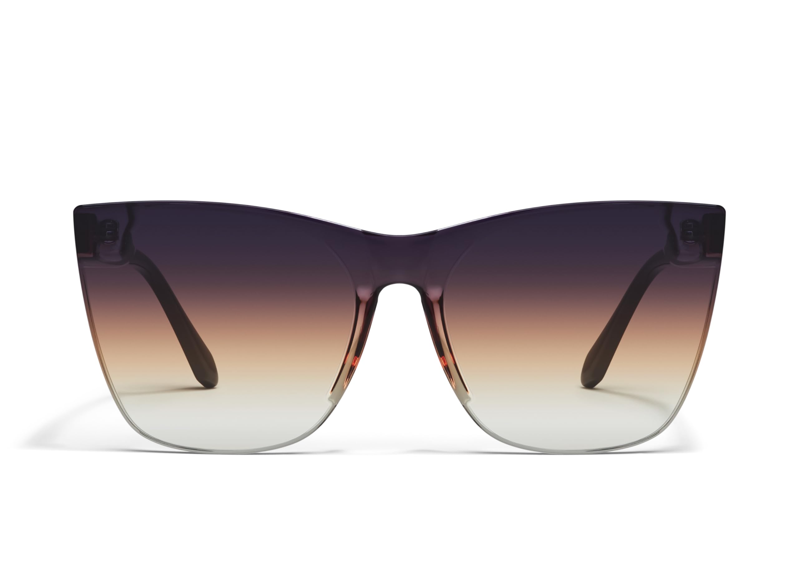 QUAY – Womens Sunglasses, Cat Eye Lenses with UV Protection (Come Thru, Black)