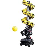 Furlihong 3802PBH Pickleball Machine, Adjustable Speed & Angles, Pickleball Launcher with Auto Swing Base, Powered by Power B