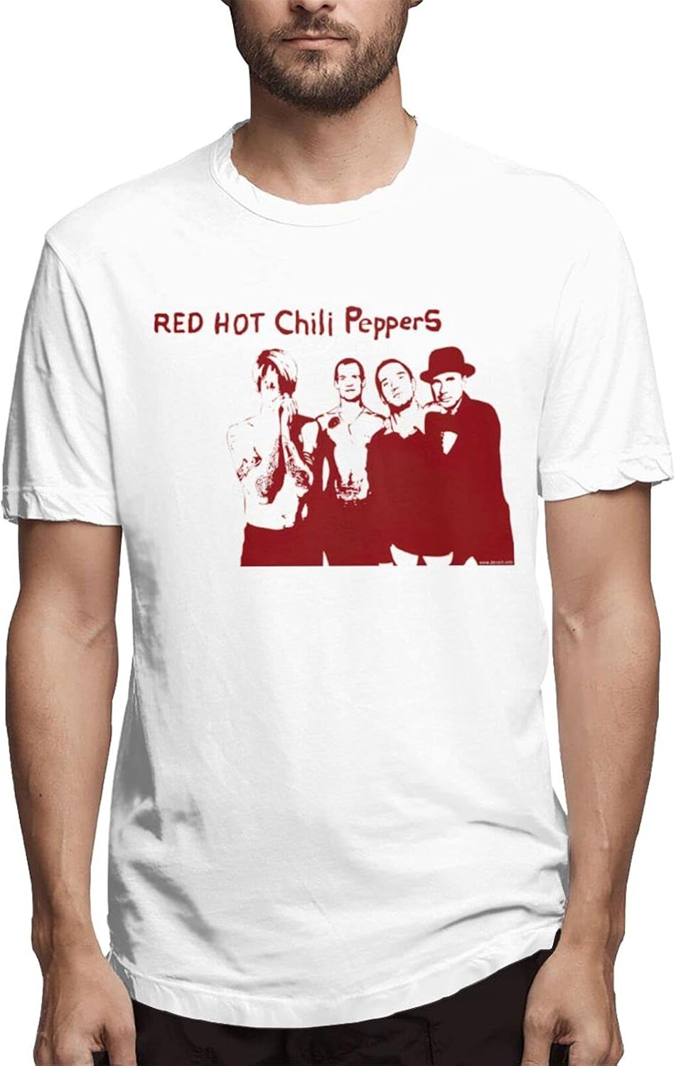 red pe shirt