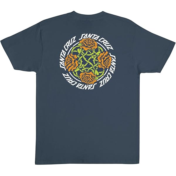 SANTA CRUZ Speed MFG Dot S/S Heavyweight T-Shirt Steel Blue
