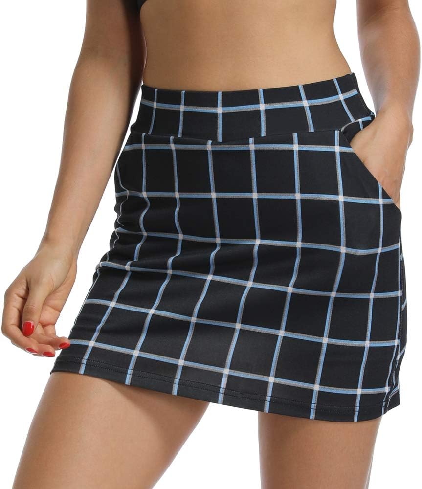 Women's Athletic Skorts Lightweight Active Skirts with Shorts Pockets Running Tennis Golf Workout Sports