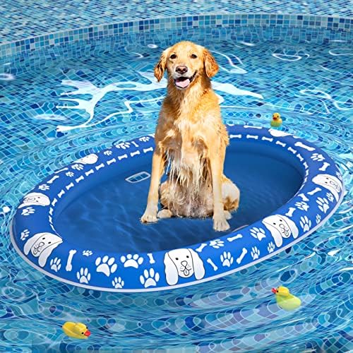 Leopinky Dog Float Raft Inflatable Dog Swimming Float for Summer Dog Water Float price in