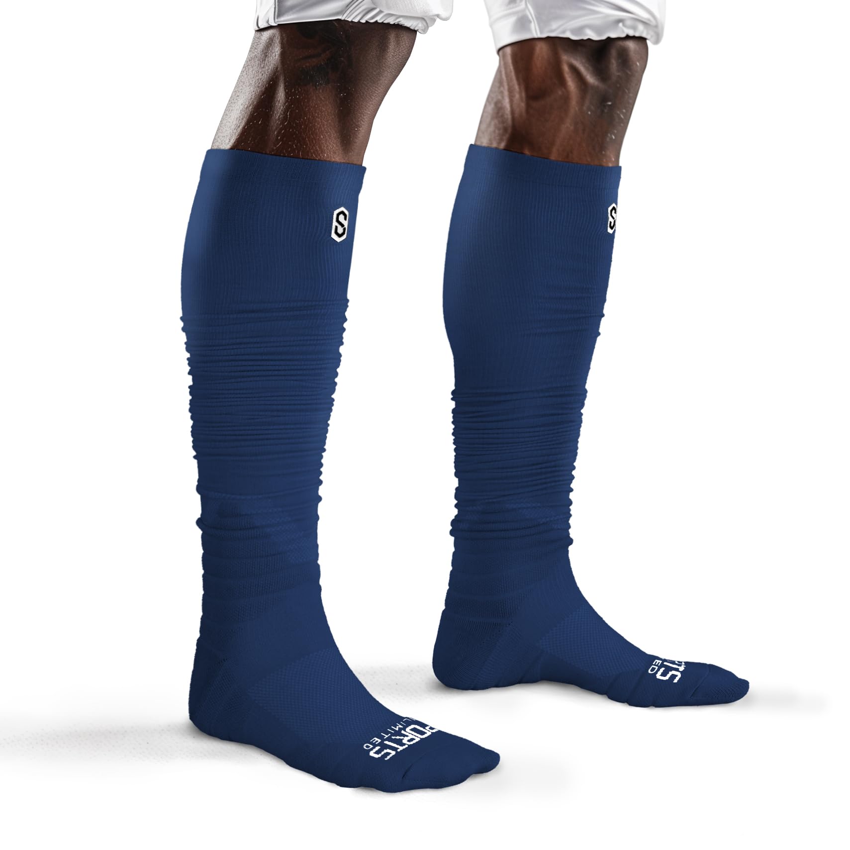 Photo 1 of Sports Unlimited Gameday Drip Scrunch Football Socks, Football Scrunch Socks, Men and Youth, Sold as a Pair