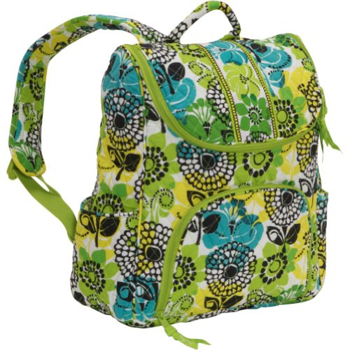 vera bradley double zip backpack
