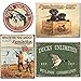 Ducks Unlimited Metal Sign and Remington Metal Sign Bundle - Ducks Unlimited Round, Remington Finder's Keepers, Remington Whatever You Shoot and Ducks Unlimited - Since 1937