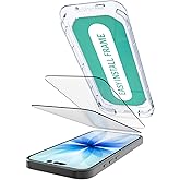 Smartish® iPhone 17 Pro Screen Protector - 2-Pack Tempered Glass Screen Protectors - Tuff Sheet - 9H Easy Install Frame [Scratch Resistant] Case-Friendly- Dynamic Island for Apple iPhone 17 Pro