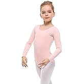 Stelle Long Sleeve Ballet Leotards for Girls Dance Leotard Black Gymnastics Ballet Outfits (Toddler/Little Kid/Big Kid)