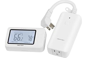 SENSTREE Remote Control Thermostat, pre-Wire Temp Controller with Heating/Cooling Mode, ℃ /℉ Switch, Temperature-Controlled P