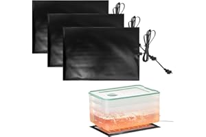 RV Tank Heater Pad 120V – 3 Pack 12"x18" with Thermostat – Self-Regulating RV Holding Tank Heating Pad for Camper, Trailer, M