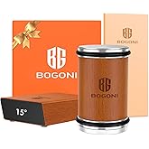 BOGONI Rolling Knife Sharpener with Diamond &amp; Ceramic Disc, Classic Kit | 15&deg; &amp; 20&deg; Magnetic Angle Guides, Leather Strop, Fast &amp; Safe Sharpening Kit, for Any Hardness Kitchen &amp; Pocket Knives