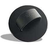 Sonix Magnetic Phone Grip, MagSafe Silicone Ring Loop Grip - Detachable Holder for Hand, Soft MagSafe Grip | Matte Black