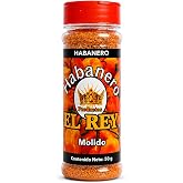 Habanero Molido El Rey - Ground Habanero Pepper Powder (1.76 oz - 50 g) - Extreme Heat, Bold Flavor - Authentic Mexican Spice for Sauces, Rubs &amp; Grilling