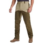 BASSDASH Splice-LW Men's Hunting Pants with Knee Pads, Water Resistant | Upland Brush Field Pant for Hiking Climbing Tactical Use