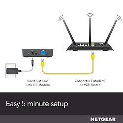 NETGEAR 4G LTE Broadband Modem - Use LTE as Primary