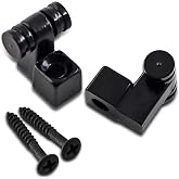Jersvimc 2 Pcs Guitar Roller String Tree, Black, for Tele Start | String Tree Retainer, Telecaster String Guide, Bass String Retainer Screw