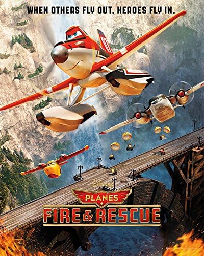 Planes Fire and Rescue Bridge Mini Poster with Accessory Item No frame