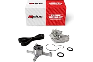 MPLUS OE SOLUTION AUTOPARTS MPLUS Timing Belt Kit TCK245A W/Water Pump Compatible with 1995-2005 Dodge Neon, 1995-2000 Dodge Stratus, 1996-2000 Plymouth Breeze, 1995-2001 Plymouth Neon 2.0L SOHC and more