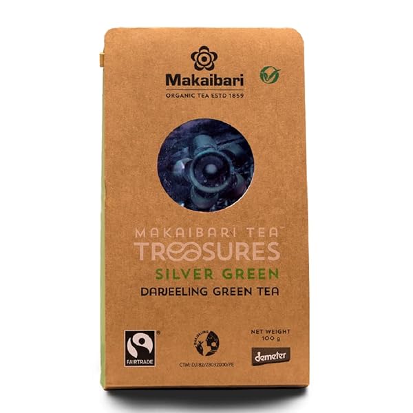 MAKAIBARI SILVER GREEN LOOSE LEAF GREEN TEA 100G...