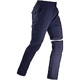 Men's Convertible Hiking Pants Zip Off Quick Dry Lightweight Safari Travel Camping Fishing Cargo Outdoor Pants