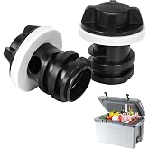 Qbonway Cooler Drain Plug, 2 Pack Cooler Plug Replacement Parts Accessories Leak-Proof Drain Plugs Compatible with Yeti Roadie, Tundra, RTIC, Tank Coolers