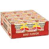 Maruchan Instant Lunch Ramen Noodles, Beef Flavor &ndash; Japanese-Style Instant Noodle Soup, Easy Meal Ready in 3 Minutes &ndash; 2.25 Oz. (12 Pack)