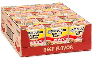 Maruchan Instant Lunch Beef, 2.25 Oz, Pack of 12
