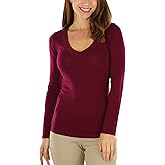 ToBeInStyle Women's Long Sleeve V-Neck T-Shirt