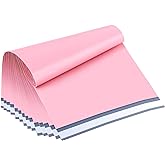UCGOU Poly Mailers 9x12 Inch Light Pink 200 Pack Shipping Bags #3 Strong Mailing Envelopes Boutique Packaging Postal Self Seal Adhesive Waterproof and Tear Proof Small Business for Clothes Books
