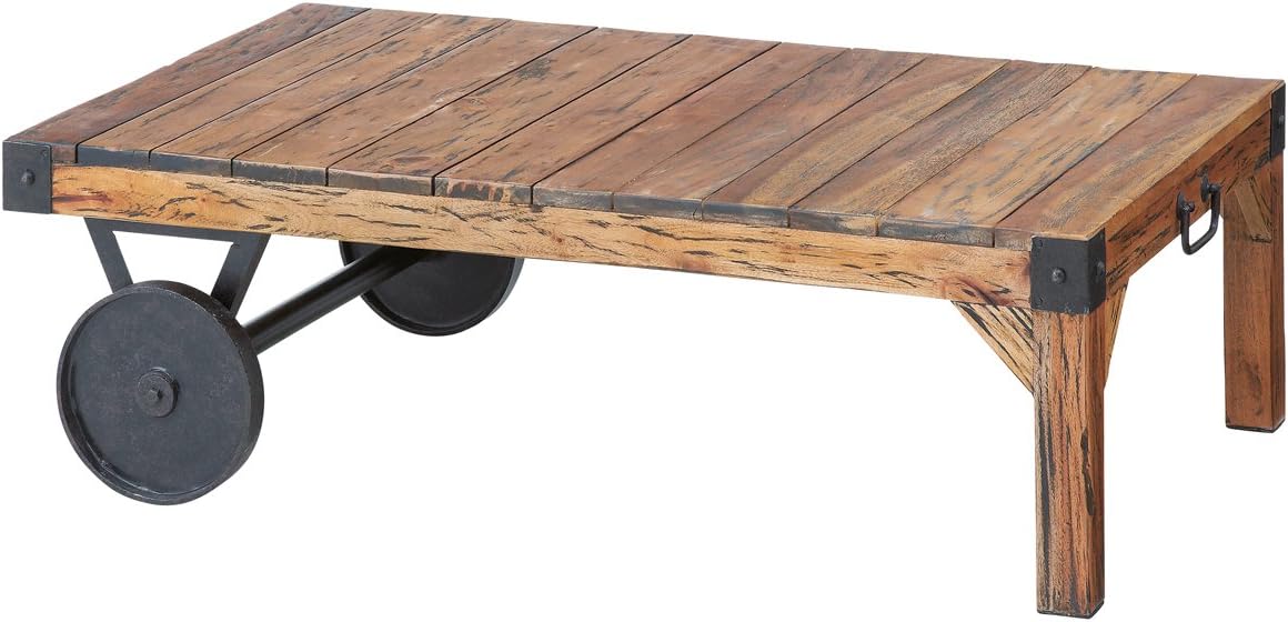 TTF-116 Trolley Wooden Center and Coffee Table