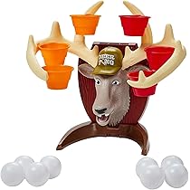 Renne Dessin MUNSKT - Chapeau Gonflable Cornes De Caribou - Jeu De Lancer D' Anneaux - Kit Fête Noël Jeux De Noel En Famille - 2