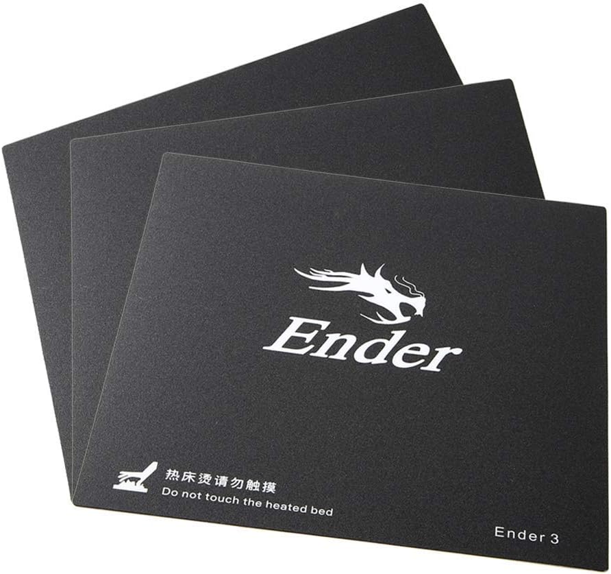 Gwisdom Ender-3 Build Surface, 3D Printer Heat Bed Surface Tape for Ender-3, 235X235MM- Pack of 3