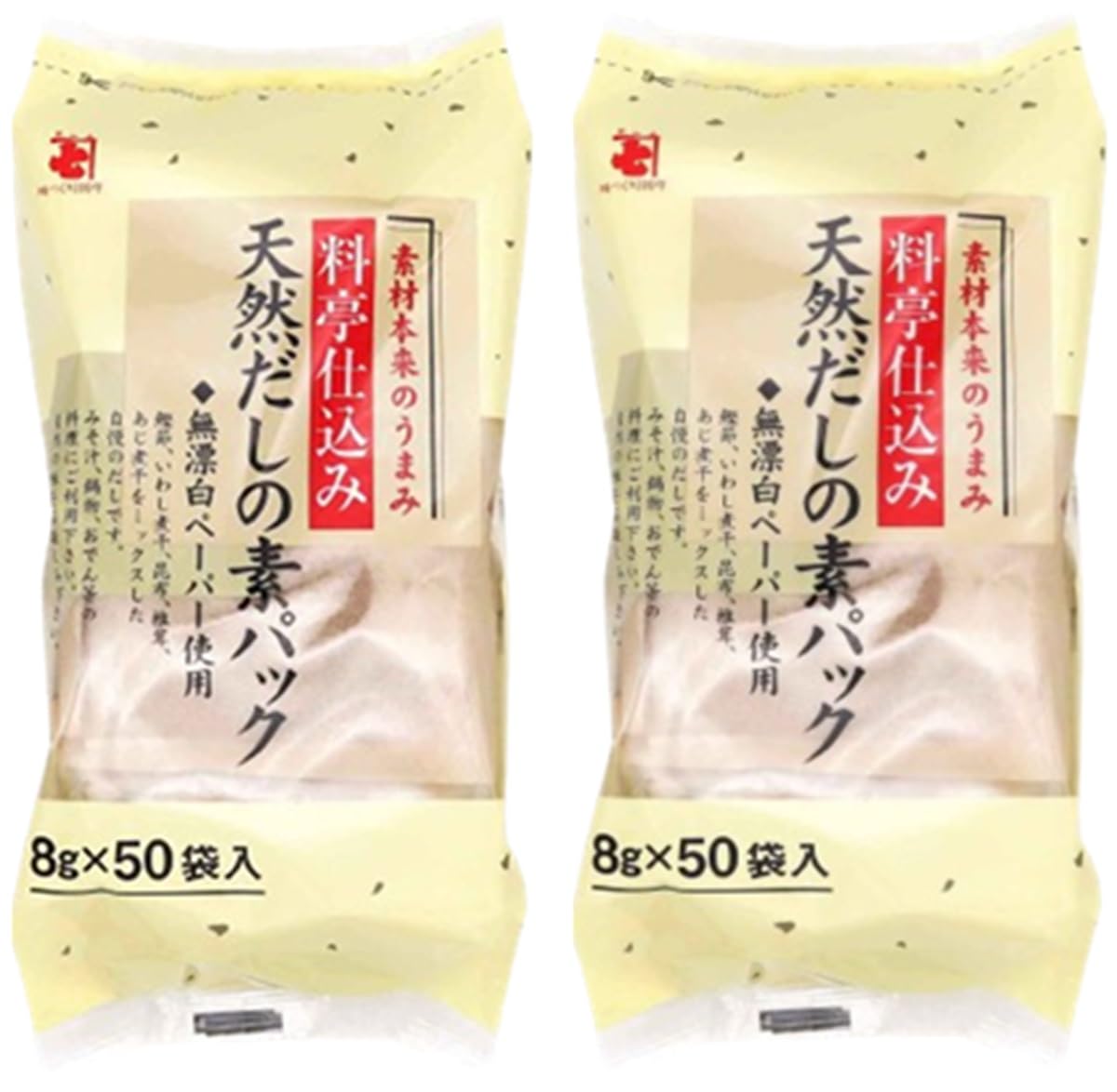 かね七 天然だしの素パック 8g×50袋（400g） 2袋セット商品画像