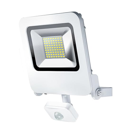 Osram LED Endura Flood Sensor Fluter, für Außenanwendungen, integrierter Bewegungssensor, Warmweiß, 257, 0 mm x 201, 0 mm x 6