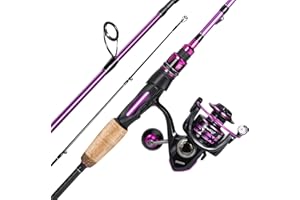Sougayilang Fishing Combo, MH Fishing Rod and 2000/3000 Spinning Reel Set, Spinning Fishing Rod and Reel Commbo Fishing Tackl