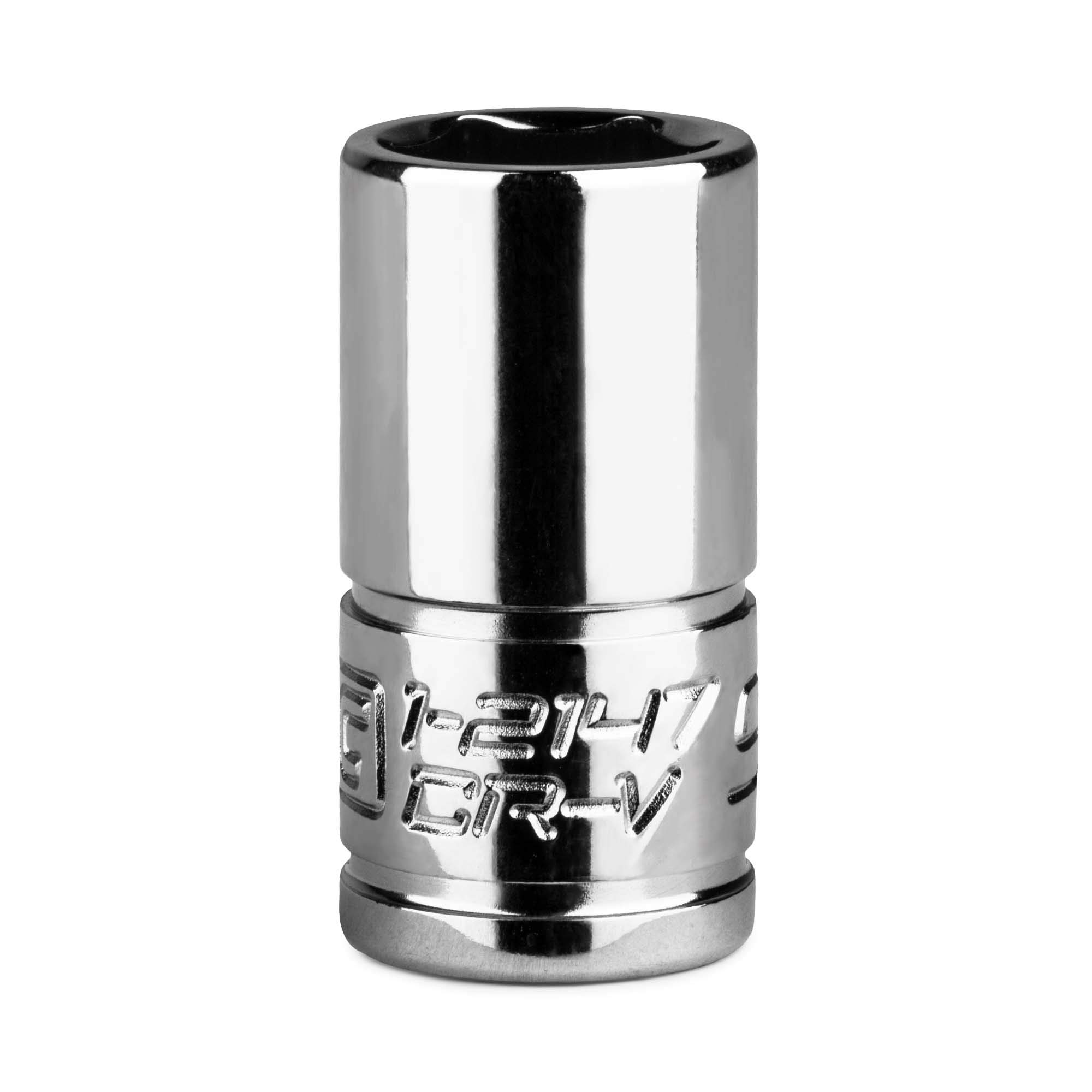 Capri Tools 1/4 in. Drive 9 mm 6-Point Shallow Socket, Steel