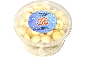 CASTEL ROYALE Pure Cow Ghee Wicks (Pack of 100 Pcs) / Readymade Ghee Cotton Wicks/Diya Batti/puja Batti Home Decor (Plastic Box, Pack of 100 Wicks Pcs)