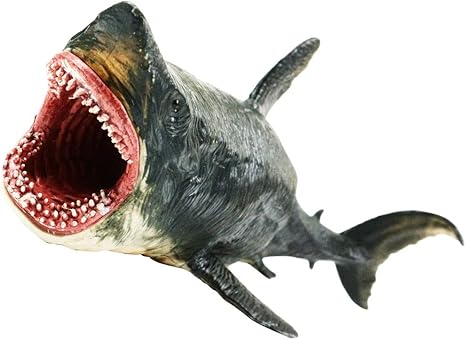 Amazon Co Jp Ruistar 製品保証書付き メガロドン フィギュア 人形 海洋生物 模型 リアル 本物そっくり 魚類 水族館 サメ 飾り 置物 ホーム キッチン