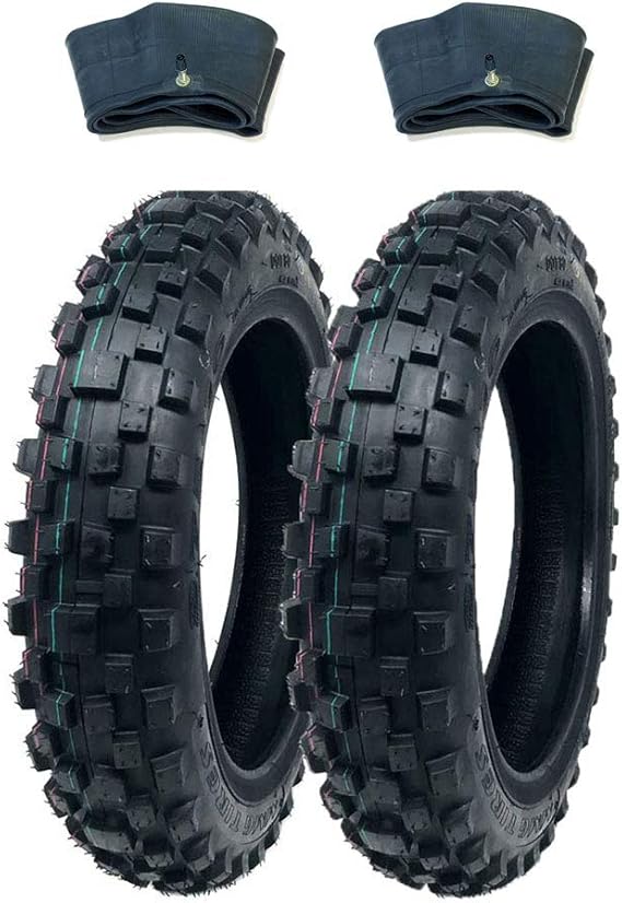 MMG Set of 2 Mini Dirt Bike Knobby Tire 2.7510 Front or