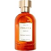 FELISA Radiant Neroli Eau de Parfum (3.4 fl oz) – Long-Lasting Vegan Citrus Perfume, Fresh & Elegant Scent with Brazilian Neroli, Lemon & Amber