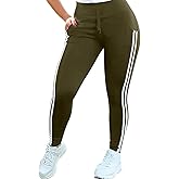 PINSV Women's Joggers Pants Running Sweatpants Athletic Workout Yoga Leggings with Pockets
