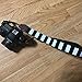 Camera Shoulder Neck Strap by Morxy – Modern Belt For All DSLR Camera Nikon/ Canon/ Sony/ Olympus/ Fujifilm/ Pentax - Perfect Gift For Women (Black and White Stripes)