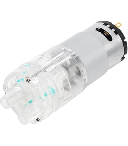 Electric Submersible Diaphragm Pump – 70 PSI, 3.5 L/min, DC Micro Pump With Reflux Valve, Black, For Aquariums, Fountains & Liquid Transfer