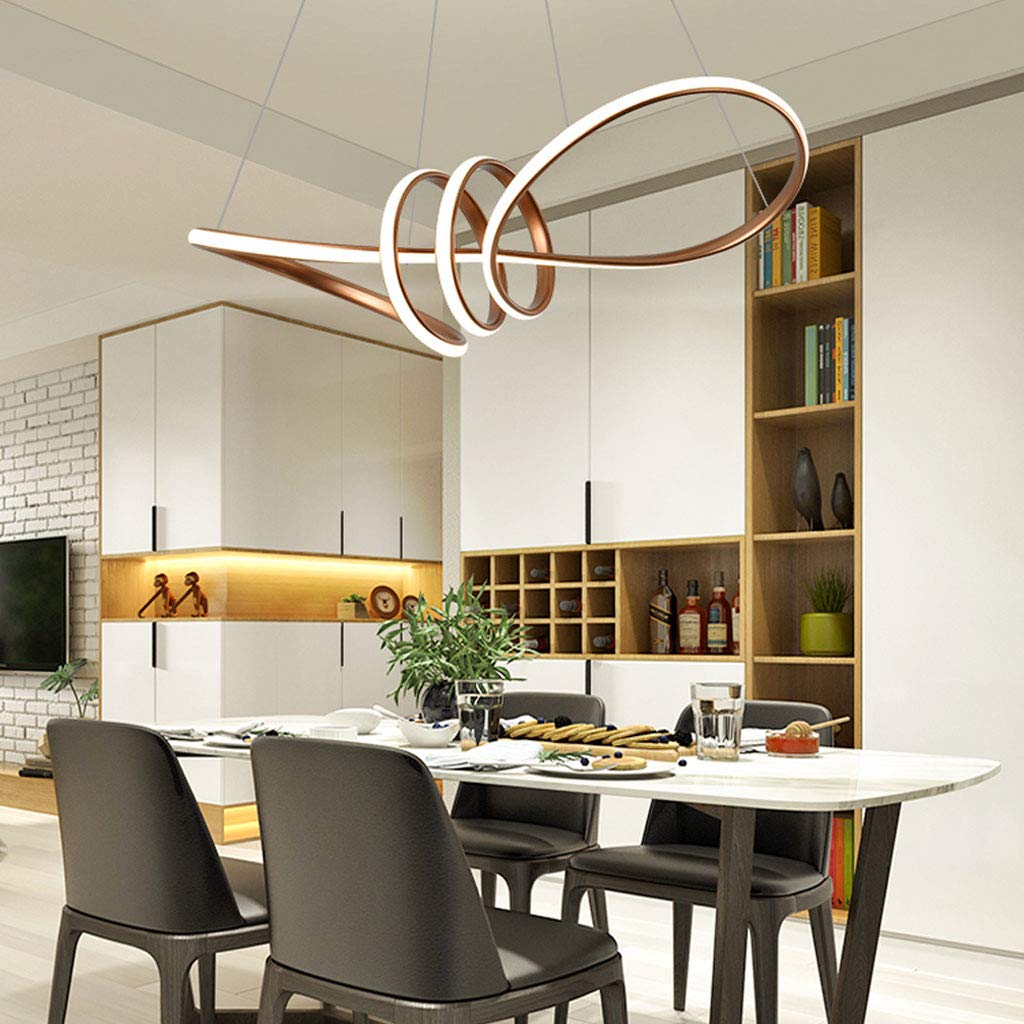 Lámparas de araña Lámpara Colgante LED Pantalla De Acrílico Ligero