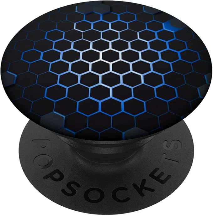 Coole blaue und schwarze HandyKnopfhalter PopOutKnopf PopSockets
